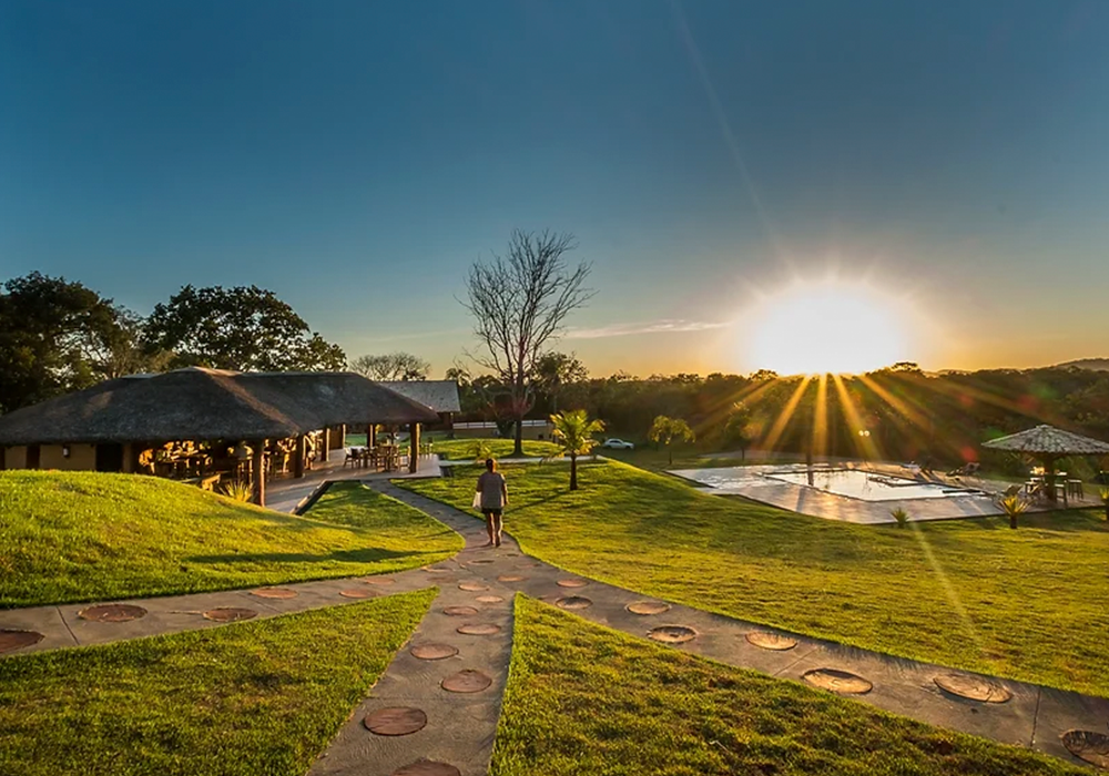 Pousada Boyrá às margens do Rio Formoso em Bonito, no Mato Grosso do Sul.