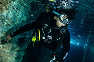 Gruta do Mimoso - Mergulho com Cilindro no Lago Batismo